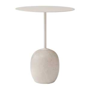 &Tradition Table Lato LN8 Ivory white-Crema diva marble