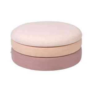 Broste Copenhagen Pouf Pond 30 cm Teintes roses