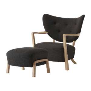 &Tradition Chaise longue Wulff ATD2 fauteuil et pouf ATD3 Chêne huilé-Hallingdal