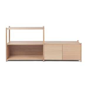 Gejst Bibliothèque Sceene bookcase D Chêne clair