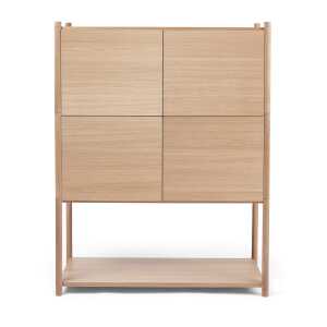 Gejst Bibliothèque Sceene bookcase E Chêne clair