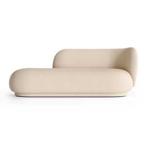 ferm LIVING Divan Rico droit Brossé blanc cassé