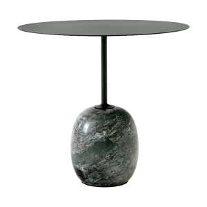 &Tradition Table d’appoint Lato LN9 Deep Green-Verde Alpi Marble