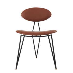 AYTM – Semper Dining Chair, noir / cognac