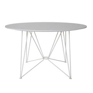 Acapulco Design – The Ring Table, H 74 x Ø 120 cm, HPL blanc / blanc