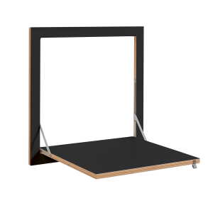 Ambivalenz – Fläpps Kittchen Table 60 x 60 cm, noir