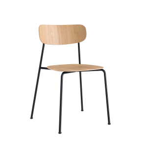 Andersen Furniture – Scope Chaise, piétement noir / chêne teinté blanc