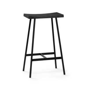 Andersen furniture – Tabouret de bar hc2 h 65 cm, chêne noir / acier noir