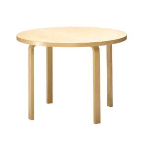 Artek – 90A Table, H 74 cm / placage bouleau