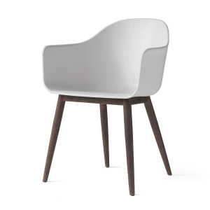 Audo – Harbour Chair (bois), chêne foncé / gris clair