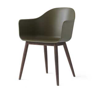 Audo – Harbour Chair (bois), chêne foncé / olive