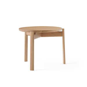 Audo – Passage Lounge Table, Ø 50 cm, chêne naturel