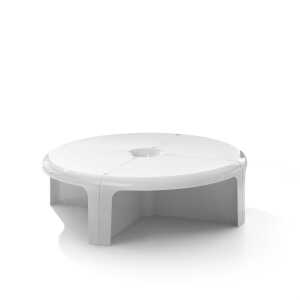 B-Line – 4/4 Coffeetable, Ø 100 x H 30 cm, blanc
