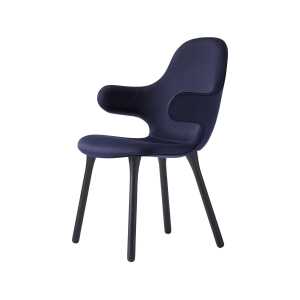 &Tradition Chaise Catch JH1 Balder 782 dark blue-chêne noir