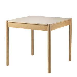 FDB Møbler – C44 Table de salle à manger, 80 x 80 cm, chêne laqué