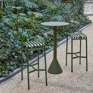 HAY – Palissade Cone Table haute, Ø 60 x H 105 cm, olive