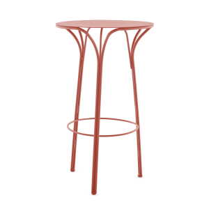 Kartell – Hiray Outdoor Table haute, rouge rouille