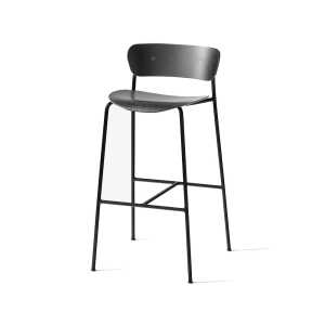 &Tradition Tabouret de bar Pavilion AV9 black, structure en acier