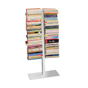 Radius Design – Booksbaum Étagère sur pied Small, double blanc