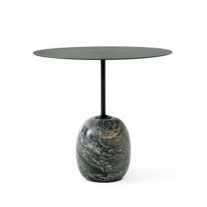 & Tradition – Lato Table d’appoint H 45 cm, 40 x 50 cm, deep green / verde alpi Marbre