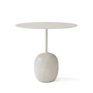 & Tradition – Lato Table d’appoint H 45 cm, 40 x 50 cm, ivory white / crema diva Marbre