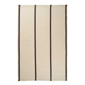 ferm LIVING – Calm Kelim tapis de laine, 200 x 300 cm, blanc cassé / coffee