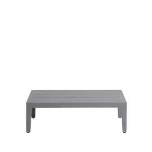 1898 Table d’appoint Santander 75x43x24 cm Aluminium gris