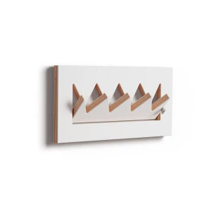 Ambivalenz – Fläpps Portemanteau Crownhäng 40 x 20 cm blanc