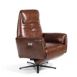 Fauteuil pivotant double relax en cuir Angel Cerdà