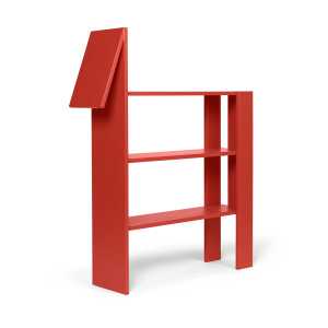 ferm LIVING Bibliothèque Horse 91×111 cm Poppy Red