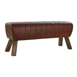 Banc banquette bois DKD Home Decor