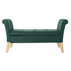 Banc banquette bois et polyester DKD Home Decor