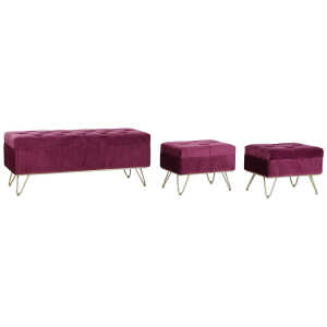 Banc banquette métal DKD Home Decor