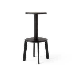 & Tradition – Tabouret de bar Massif AV40, chêne teinté foncé / warm black