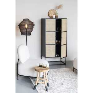 Armoire double en métal noir