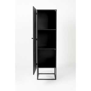 Armoire en métal noir