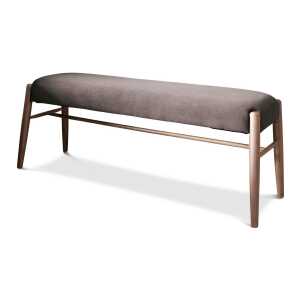 Banc en bois marron