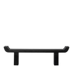 Banc japandi en bois L183cm – Noir