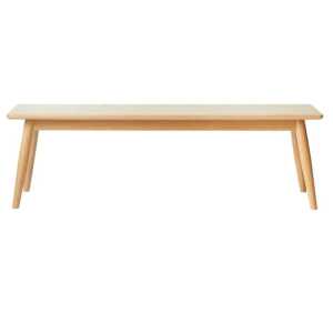 Banc scandinave 150cm en bois clair