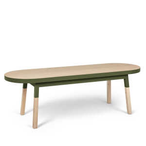 Bout de lit banc 140 cm, 100% frêne massif