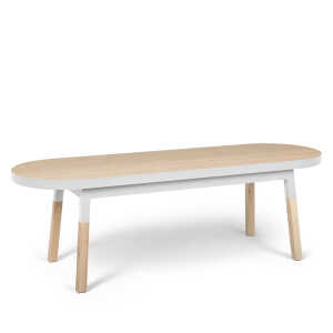 Bout de lit banc 140 cm, 100% frêne massif