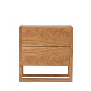 Mini-bar design bois massif – Bois clair